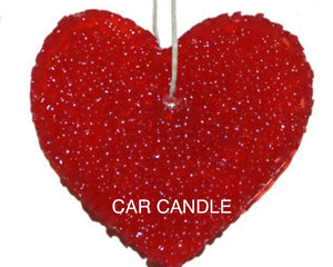 Heart Shaped Car Candles